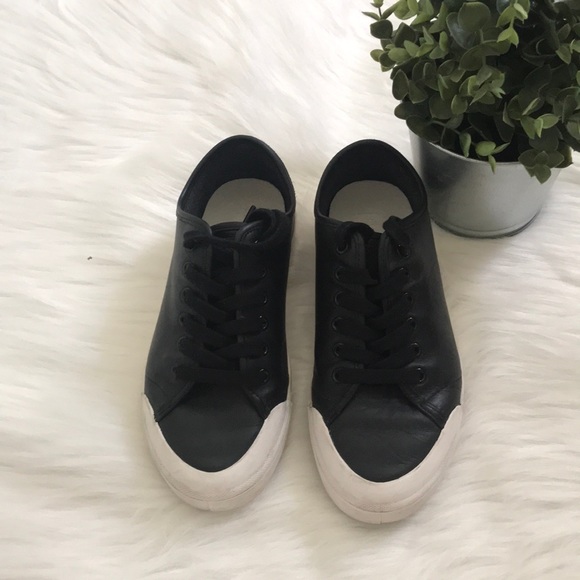 Rag&Bone Standard Issue black leather sneakers - Picture 3 of 10
